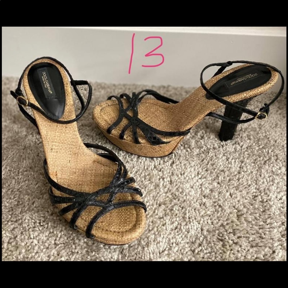 Dolce and Gabana summer heels
